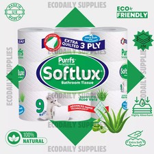90/45 Aloe Vera Softlux 3Ply Toilet Rolls Quilted Tissue Super Soft Bulk Buy