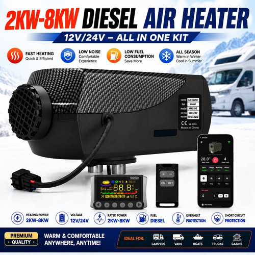 2kw 8kw 12v 24v - 24v, air