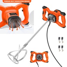 5000W Mortar Mixer Cement Render Paint Concrete Glue Plaster Rotary Drill Shaft