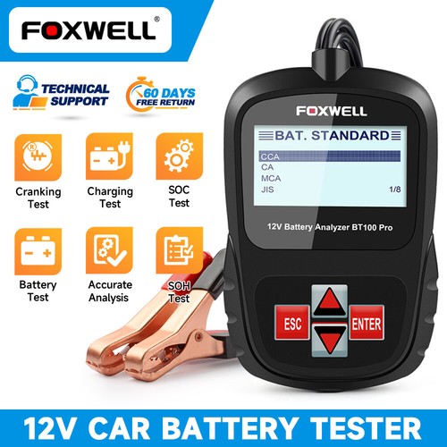 Foxwell bt100 pro car - foxwell, battery