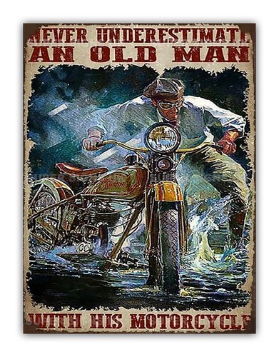 Funny classic motorcycle old - funny,