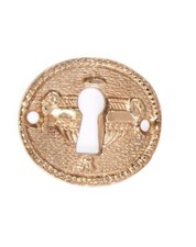 Urn Escutcheon Open Key Hole