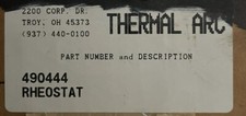 Thermal Arc 490444 RHEOSTAT
