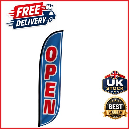 12ft open feather - 12ft, blue
