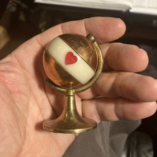 Antique Bridge/ Whist Marker.  Copper/brass. Playing card games. 