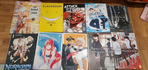 10x manga books bundle - manga,