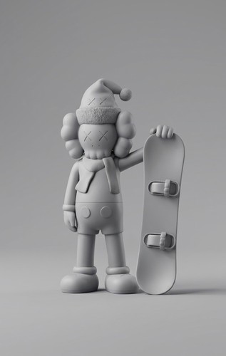 Christmas kaws style - christmas,
