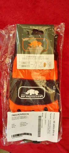 Sip protection chainsaw gloves - protection,