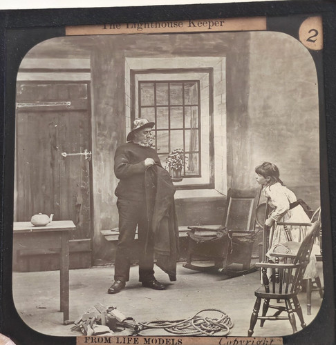 Antique magic lantern - antique,