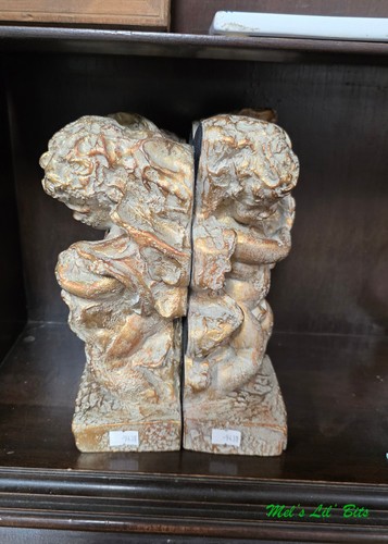 Cherub resin bookends - cherub,