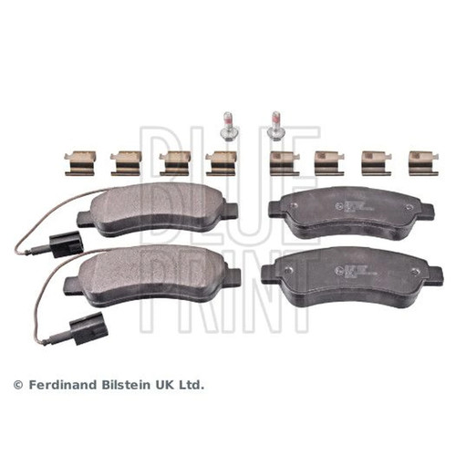 Blue print rear brake pad - print,