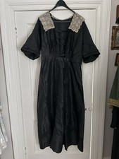 Rare Black Silk Late Victorian