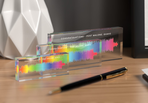 Personalised soundwave art - personalised,