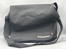 QuikSilver Satchel/Messenger Black Bag Y2K