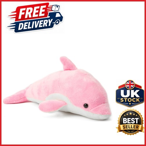Soft cuddly pink dolphin - soft,