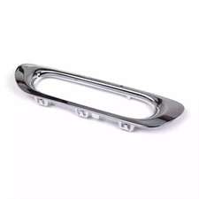 For F55 F56 F57 2013-2016 Rear Fog Light Lamp Finisher Cover Trim Chrome