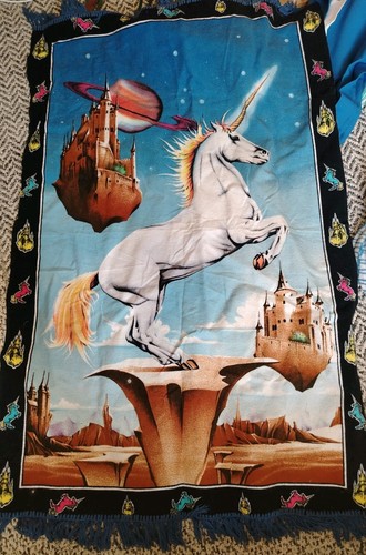 Vintage unicorn fantasy sci - vintage,