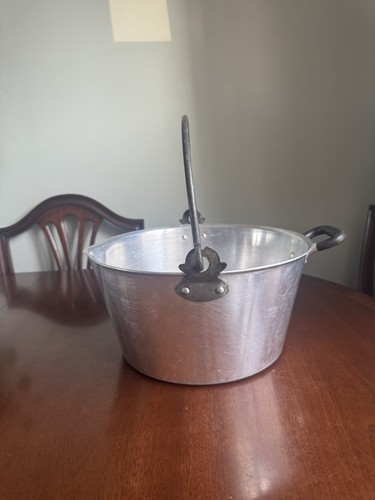 Vintage swan aluminium jam pan - vintage,