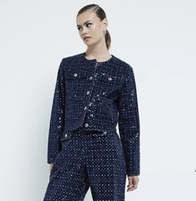 River Island Size 18 blue