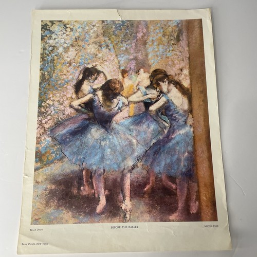 Vintage edgar degas - vintage, lithograph