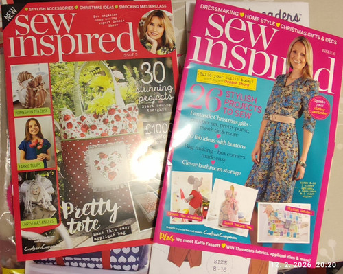 Sew inspired new magazine - x2,
