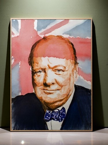 Winston churchill giclée - churchill, (giclée