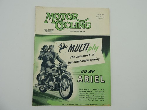 Vintage may 1953 - 1953, motorcycling