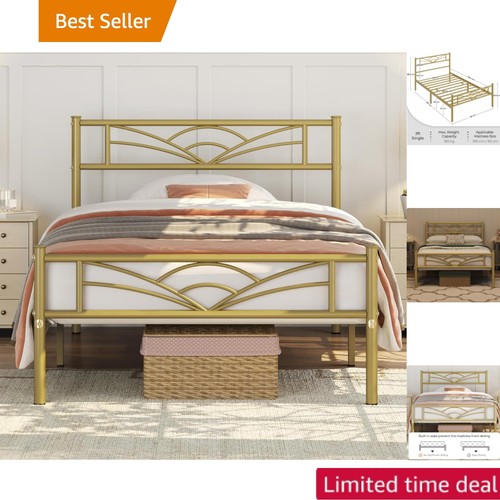 Elegant single bed frame - elegant,