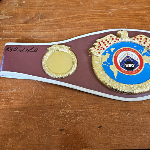 Wbo world championship belt - wbo,
