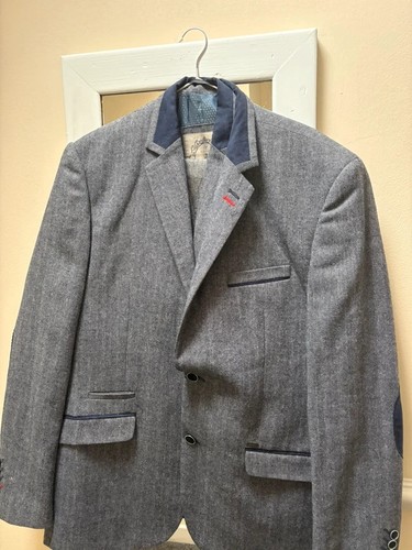Cavani men piece suit grey - 3,