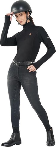 Preto denim ladies horse - preto,