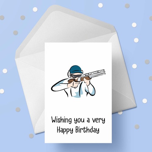 Clay pigeon shooting birthday - clay,