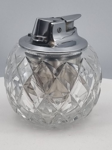 Vintage ronson crystal table - ronson,