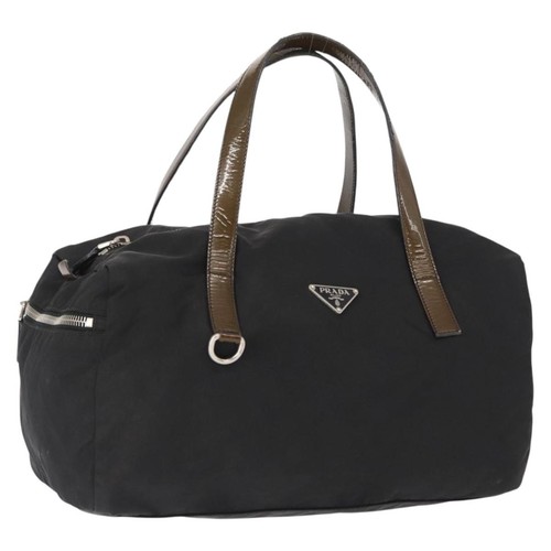 Prada hand bag nylon - prada, silver