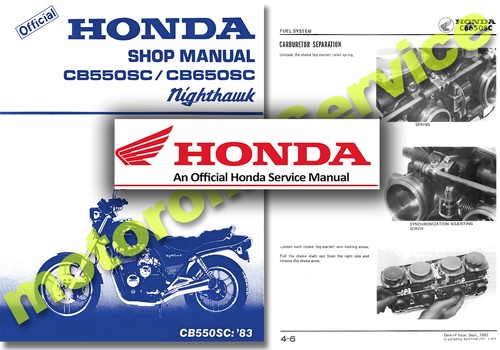 Honda cb650 cb550 nighthawk - honda,