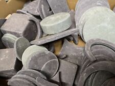 Job Lot Asstd Polished Slate Shapes Pieces WELSH SLATE craft decopague paint etc