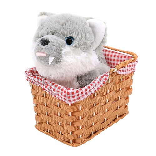 Wolf and basket - and, prop