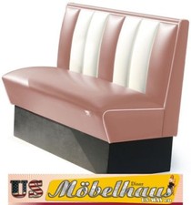 HW-120D American Diner Bench Seat Diner Benches Furniture 50's USA Style Catering