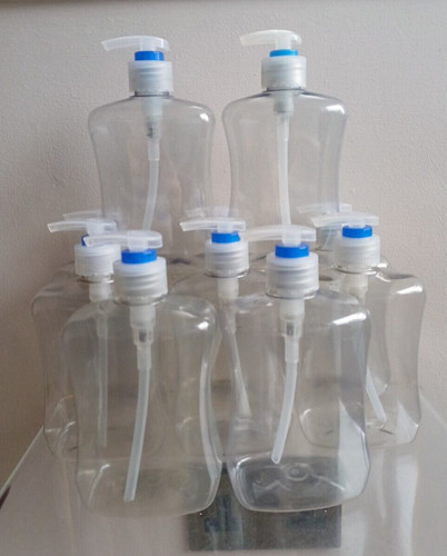 Empty soap bottles - empty,