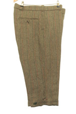 VINTAGE DERBY TWEED WOOL BLEND SHOOTING BREEKS PLUS FOUR 38" W 21"L GREEN