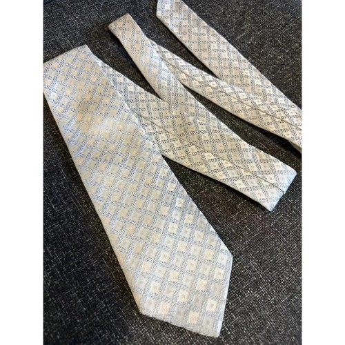 Hilditch key silk tie - key, pale