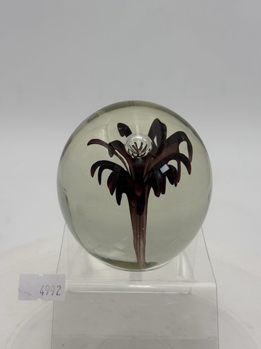 Vintage round hand blown - round,