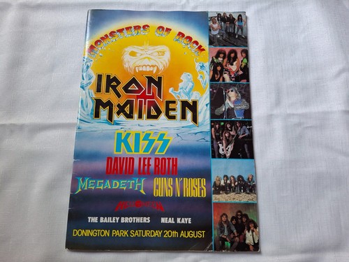 Iron maiden kiss guns - n, roses