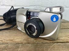 Olympus Mju Zoom 140 35mm Point And Shoot Film Camera & Case Olympus Mju