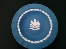 Wedgewood Jasperware Queens Silver Jubilee Commemorative Plate 1977 