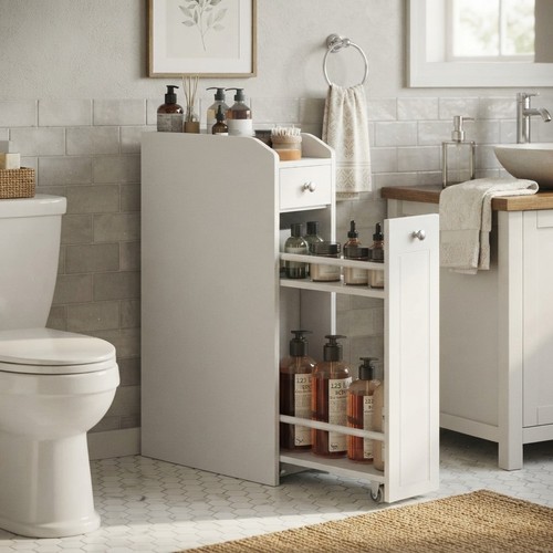 Compact white bathroom - compact,