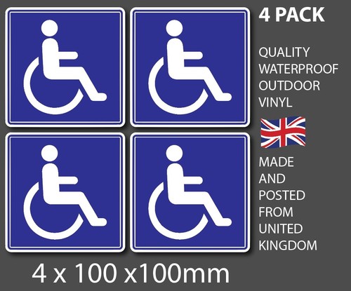 Disabled car stickers - disabled, 4