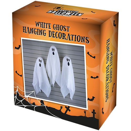 Halloween white hanging ghost - hanging,