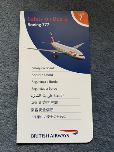 British airways b777 safety - british,