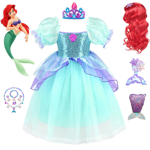 Girls mermaid ariel costume - girls,